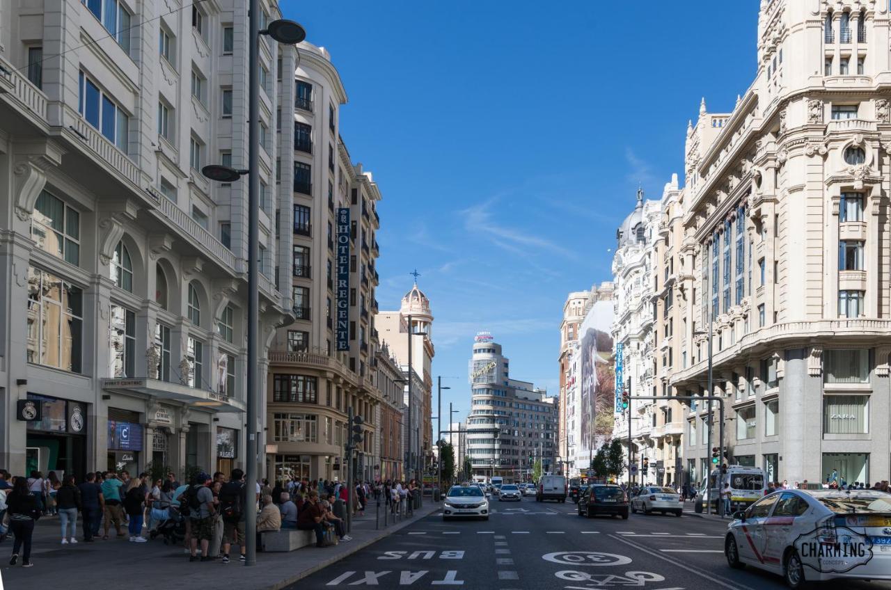 Апартаменты Charming Gran Via Center Мадрид Экстерьер фото