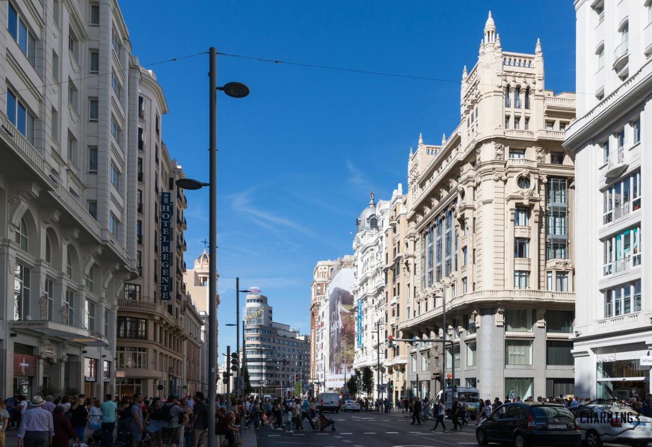 Апартаменты Charming Gran Via Center Мадрид Экстерьер фото